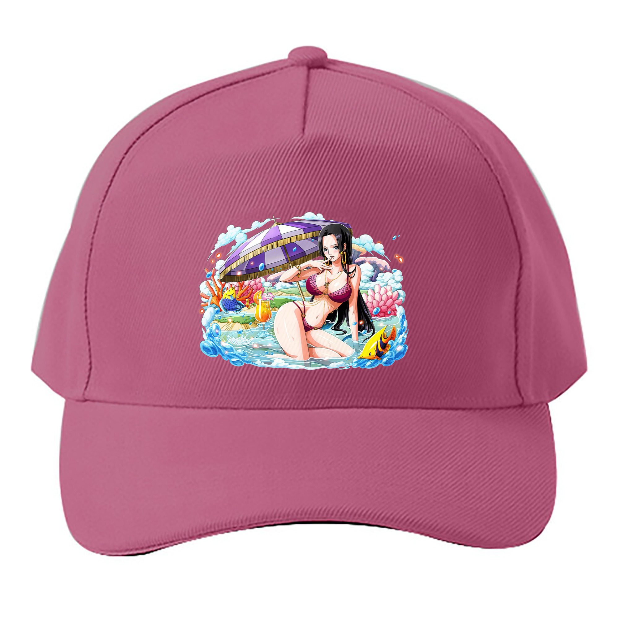 （画像用） ワンピース ボア・ハンコック ONE PIECE Boa·Hancock ベースボールキャップ 綿100％ 男女兼用 帽子 スポーツ